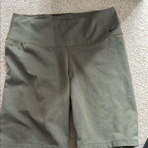 Nike Green Athletic Shorts Performance Fit